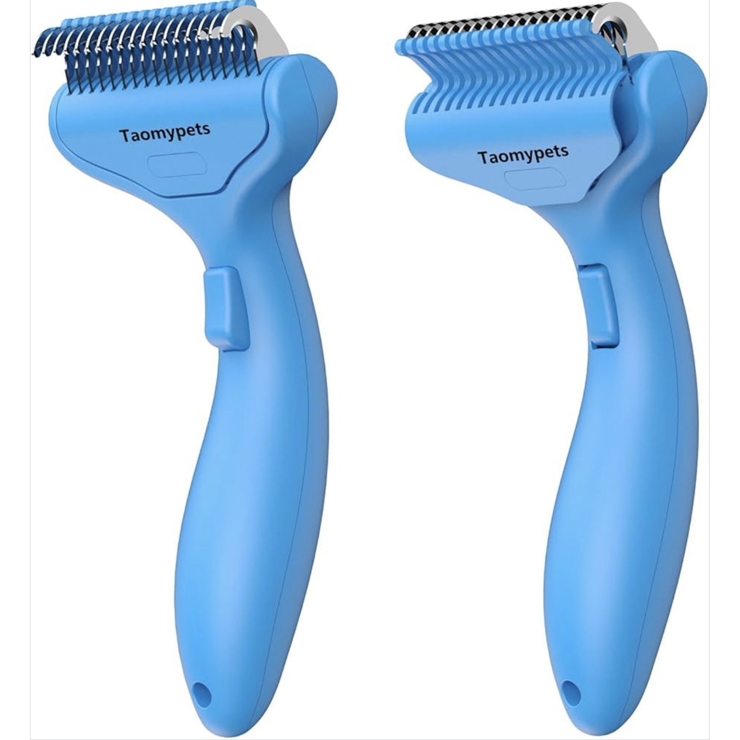 Self-cleaning pet grooming comb