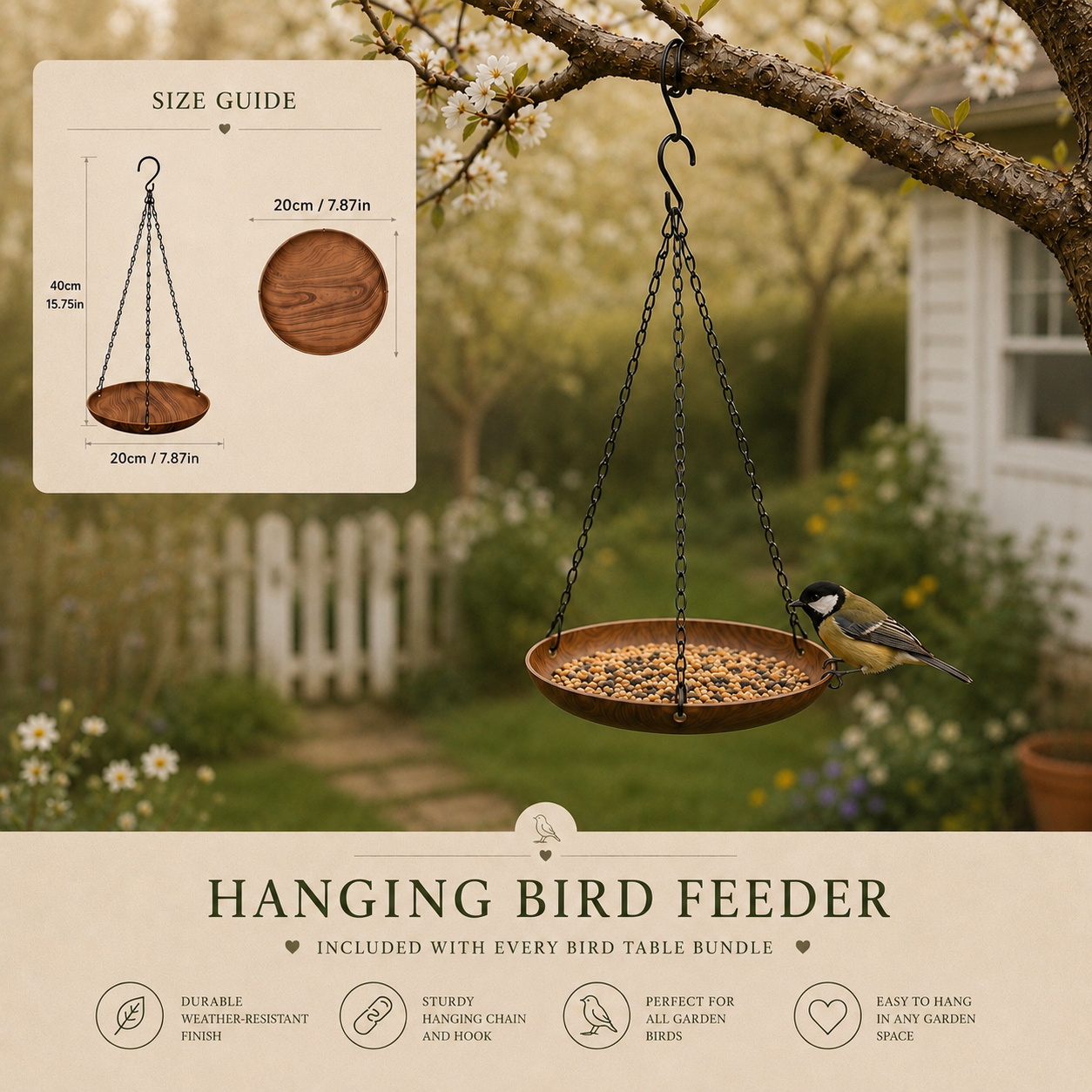 The Bird Table - Wild Bird Seeds, Suet & Mealworms