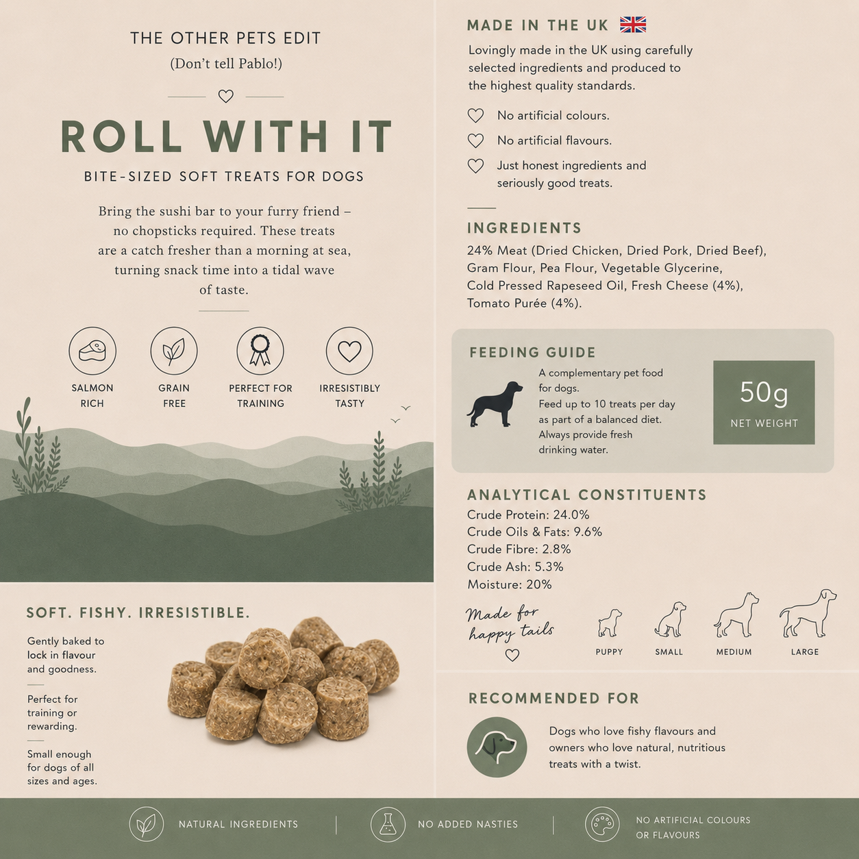 Roll With It - Dog Treats 50g