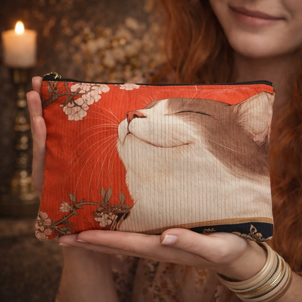 The Smug Cat MakeUp Pouch