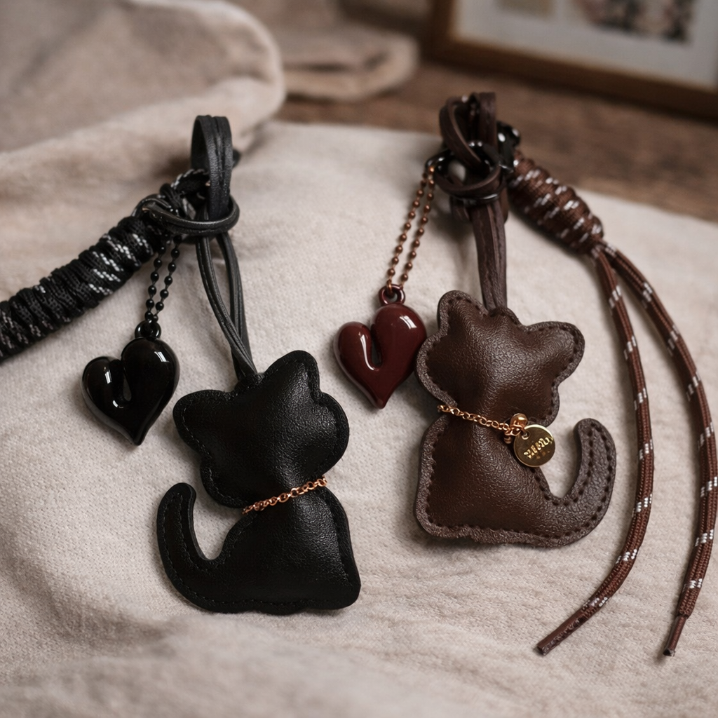 The Lucky Cat Bag Charm