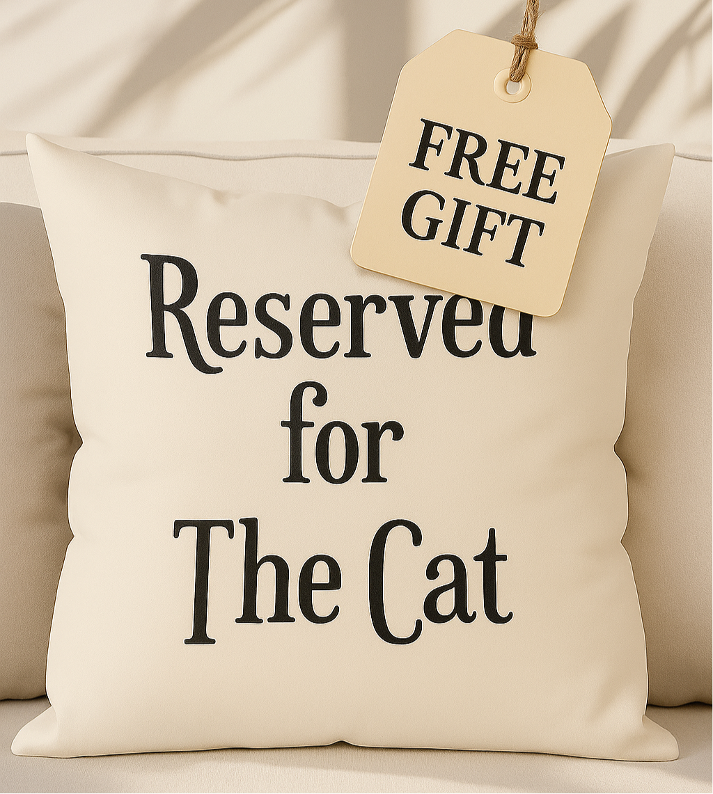 Premium Cat Lifestyle Bundle - Seagrass Bed, Ceramic Bowls & Luxury Blanket