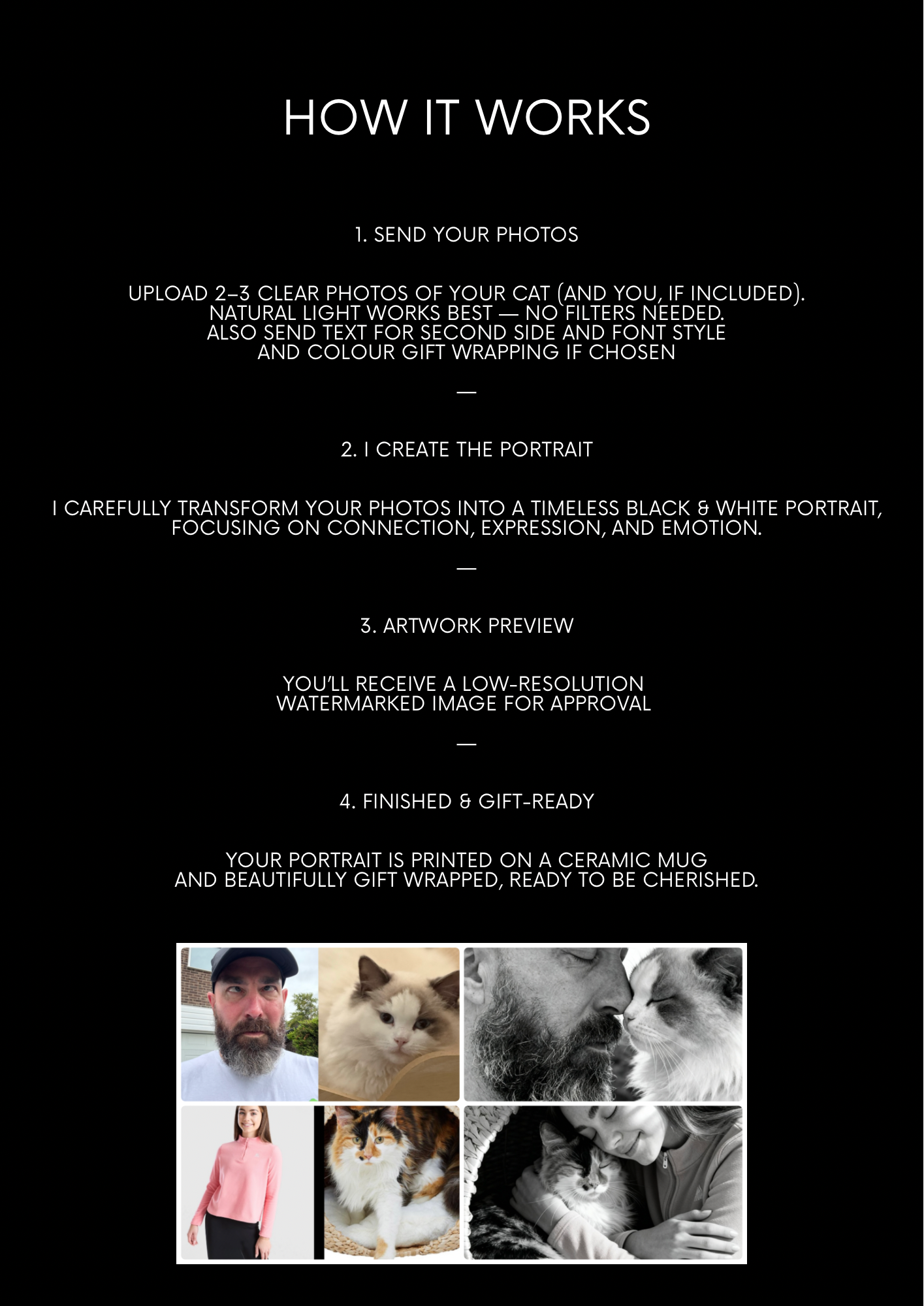 Personalised Luxury Custom Pet Portrait Gift