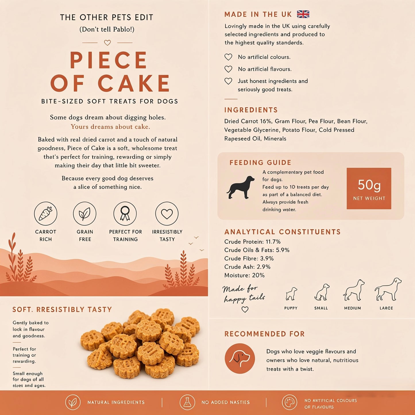 The Fully Monty - Four Course Dog Treats 210g