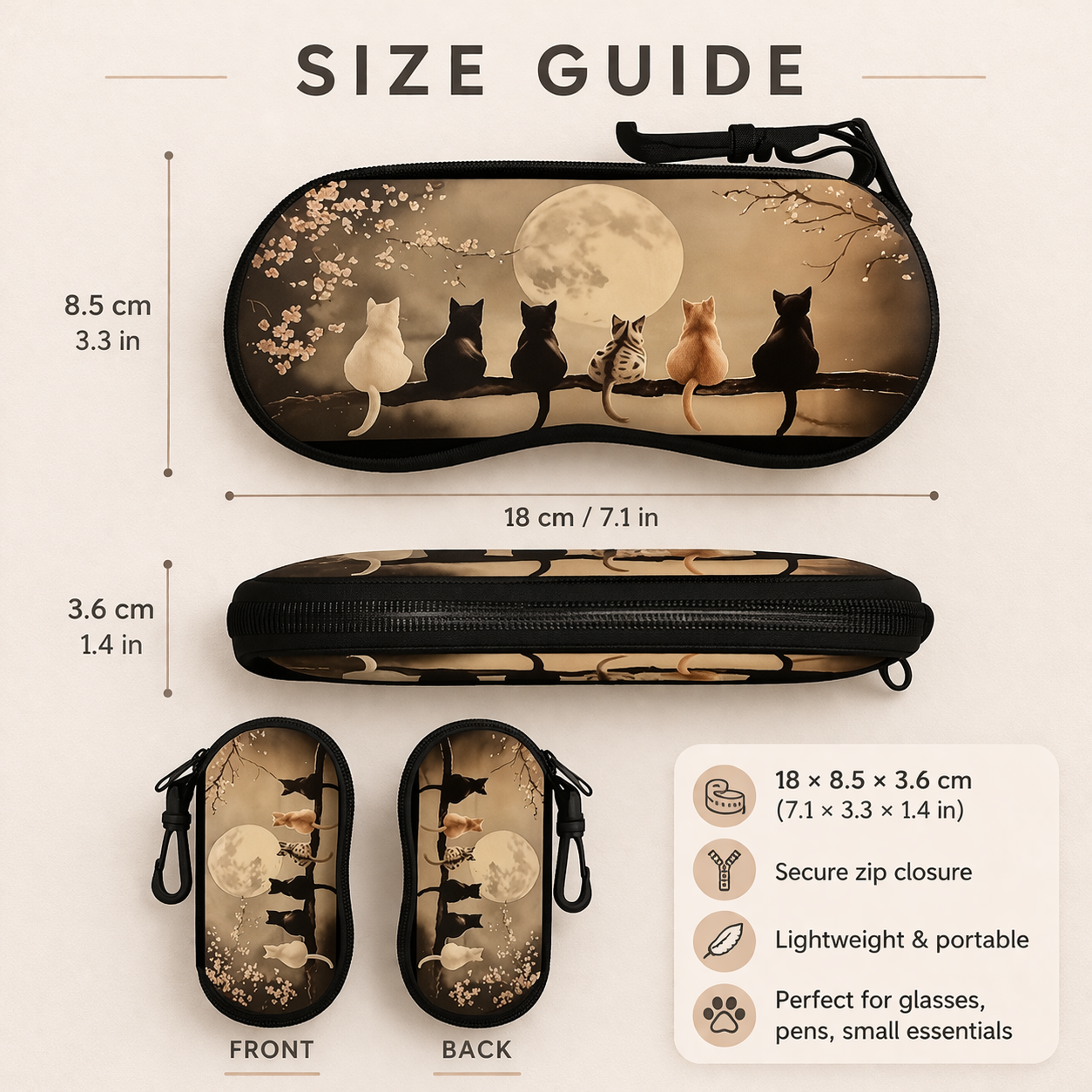 The Night Watch Glasses Pouch