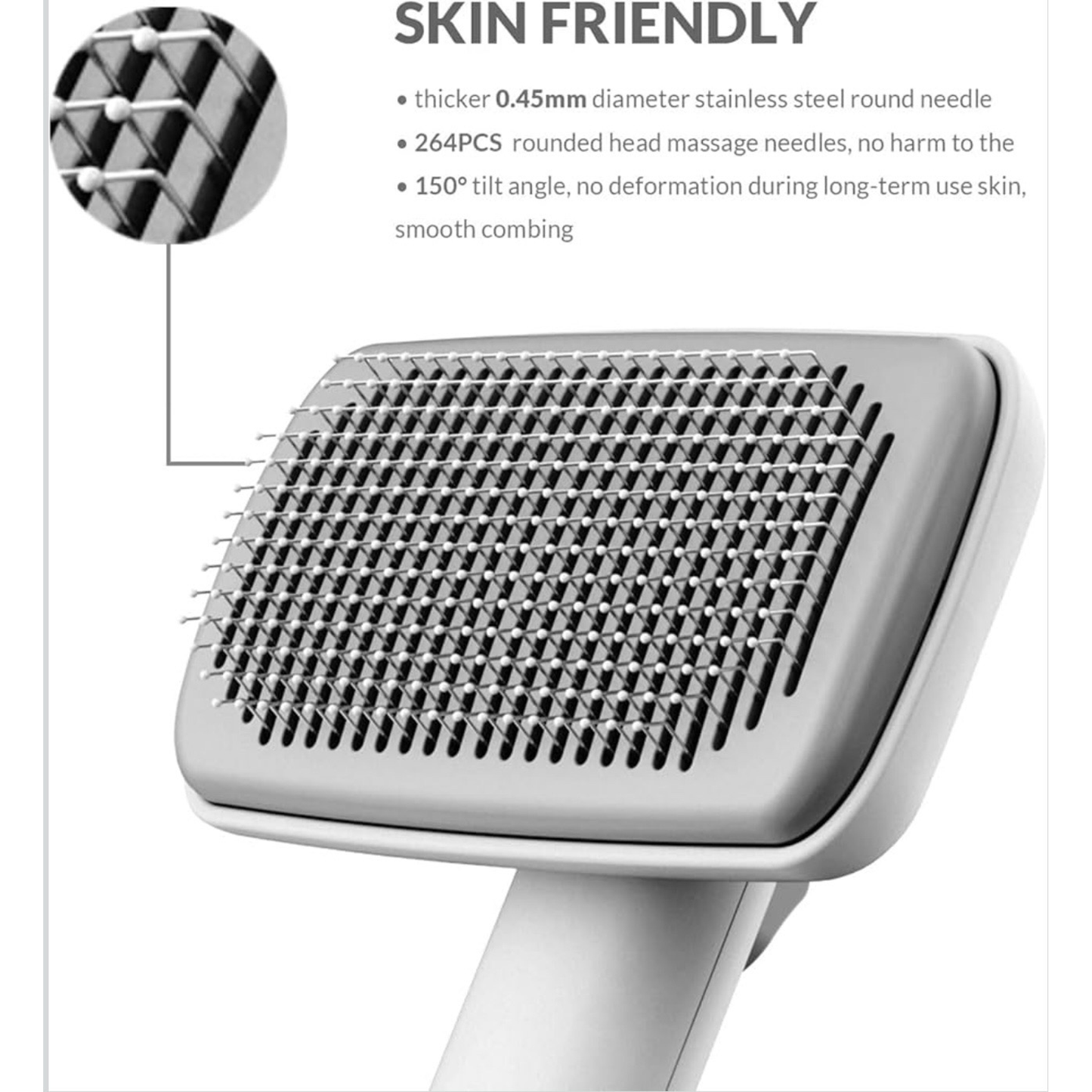 Self-Cleaning Pet Grooming Brush
