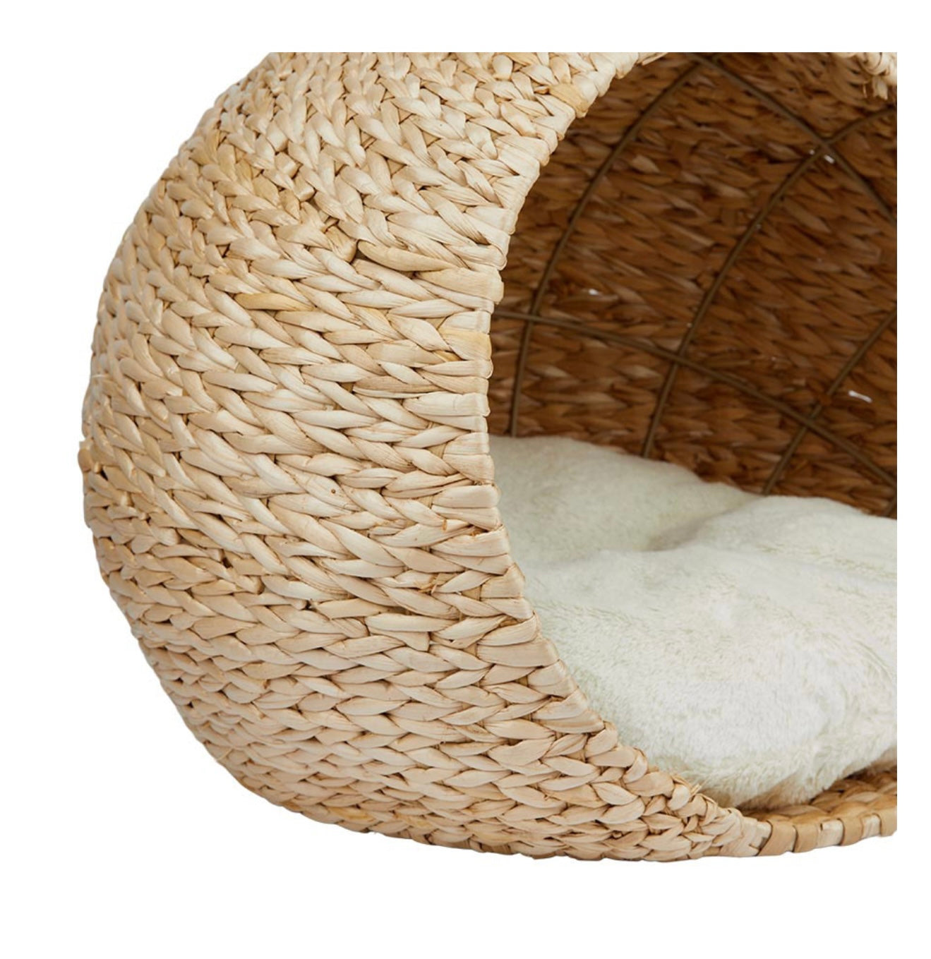 Water Hyacinth Cat Cave Bed