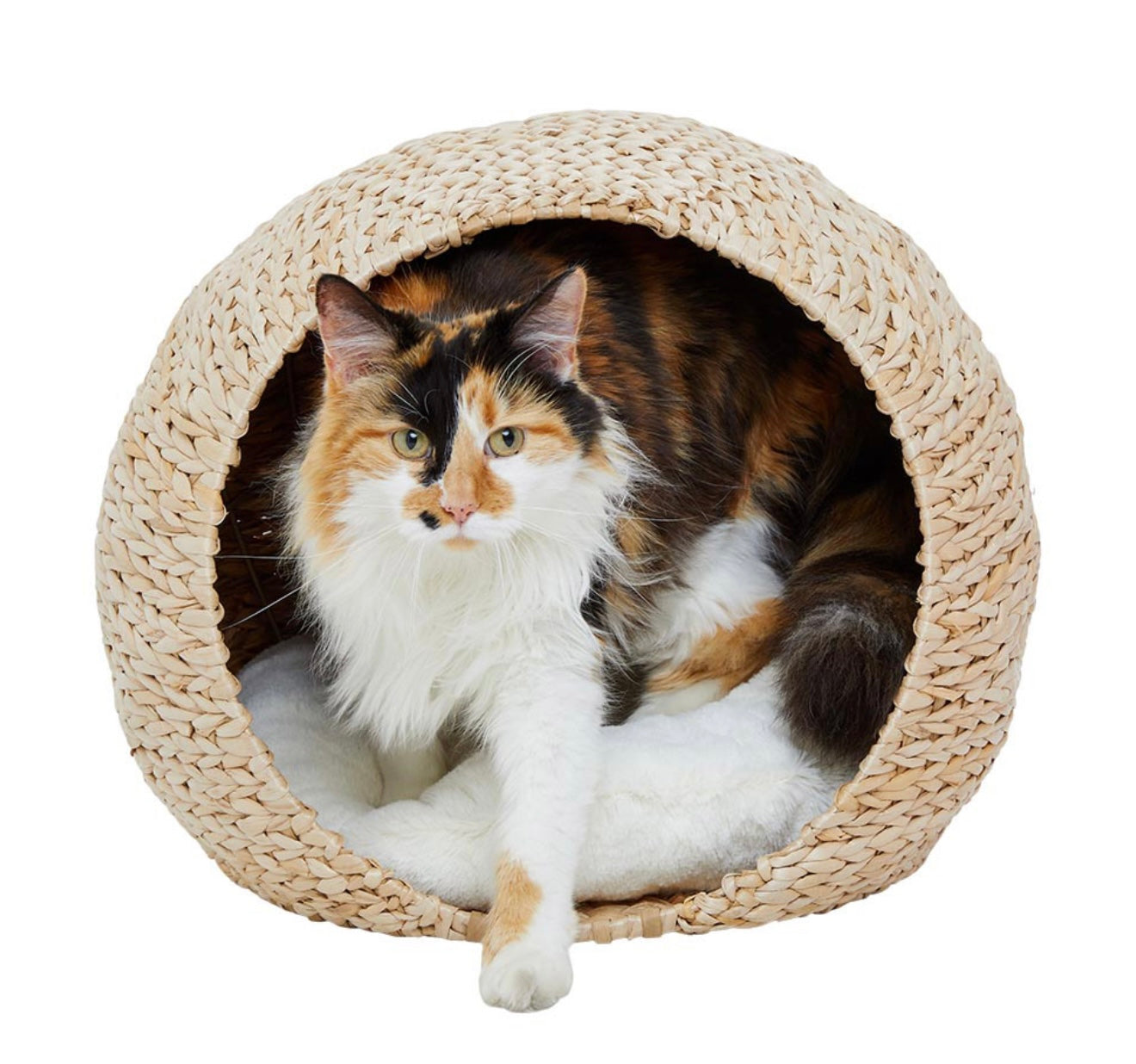 Water Hyacinth Cat Cave Bed