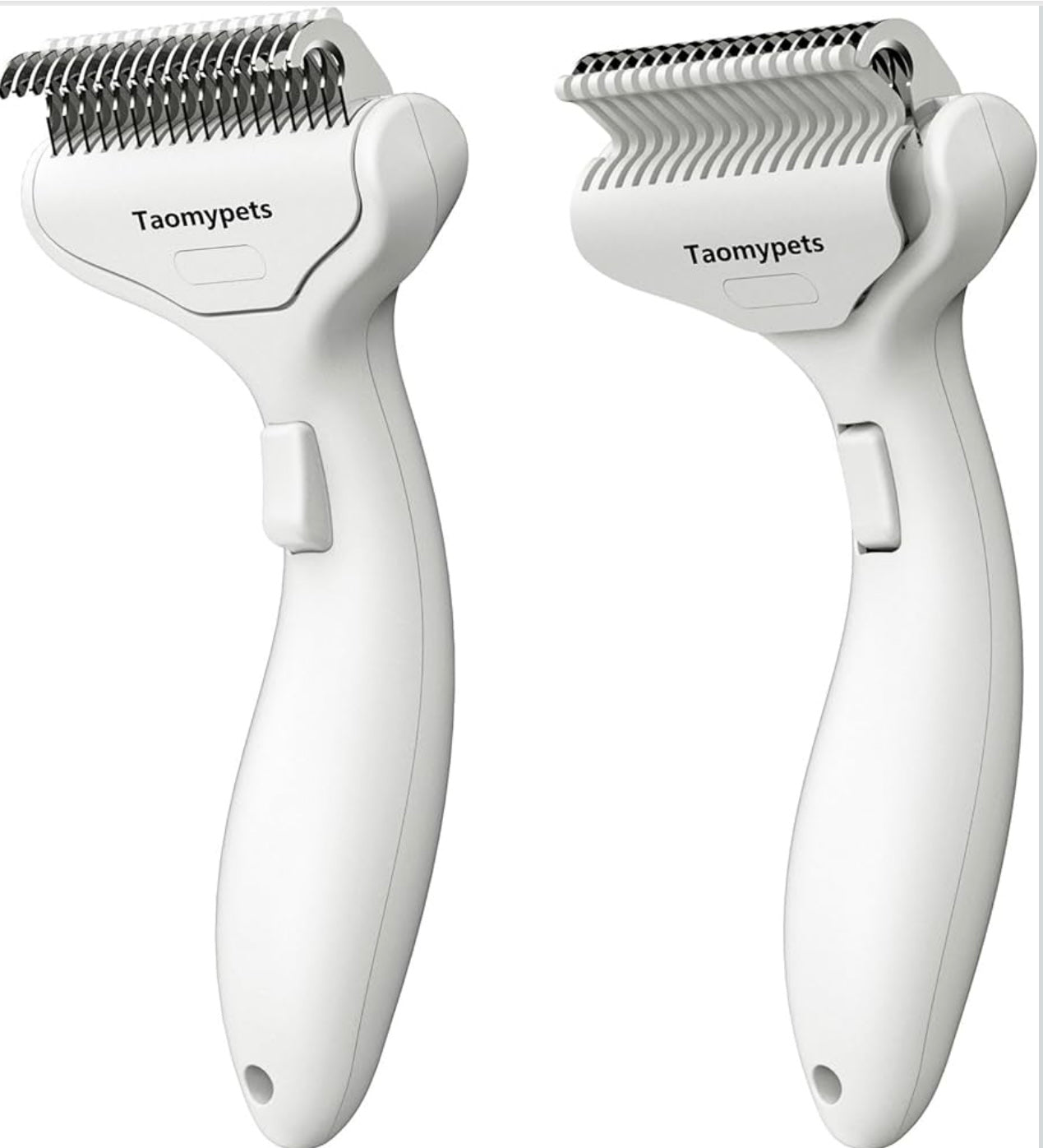 Self-cleaning pet grooming comb