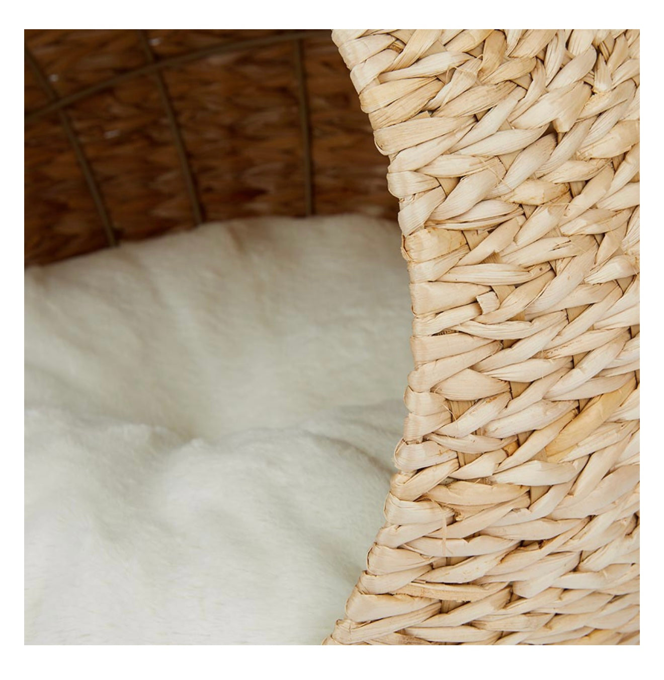 Water Hyacinth Cat Cave Bed