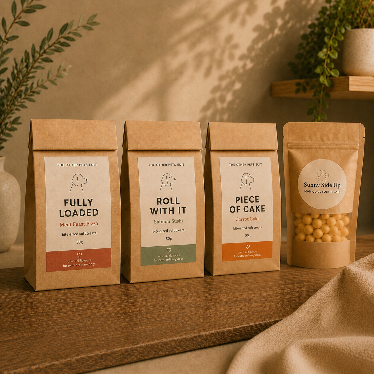 The Fully Monty - Four Course Dog Treats 210g