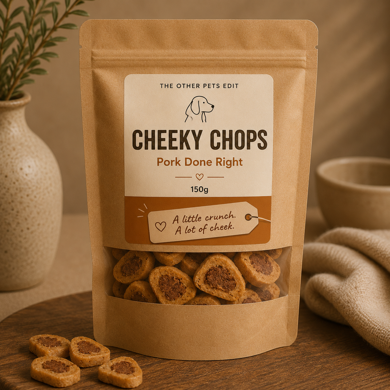 Cheeky Chops - Dog treats 150g