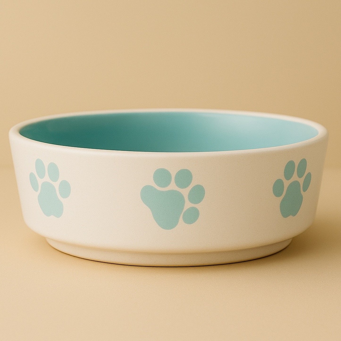 Premium Ceramic Cat Food & Water Bowls