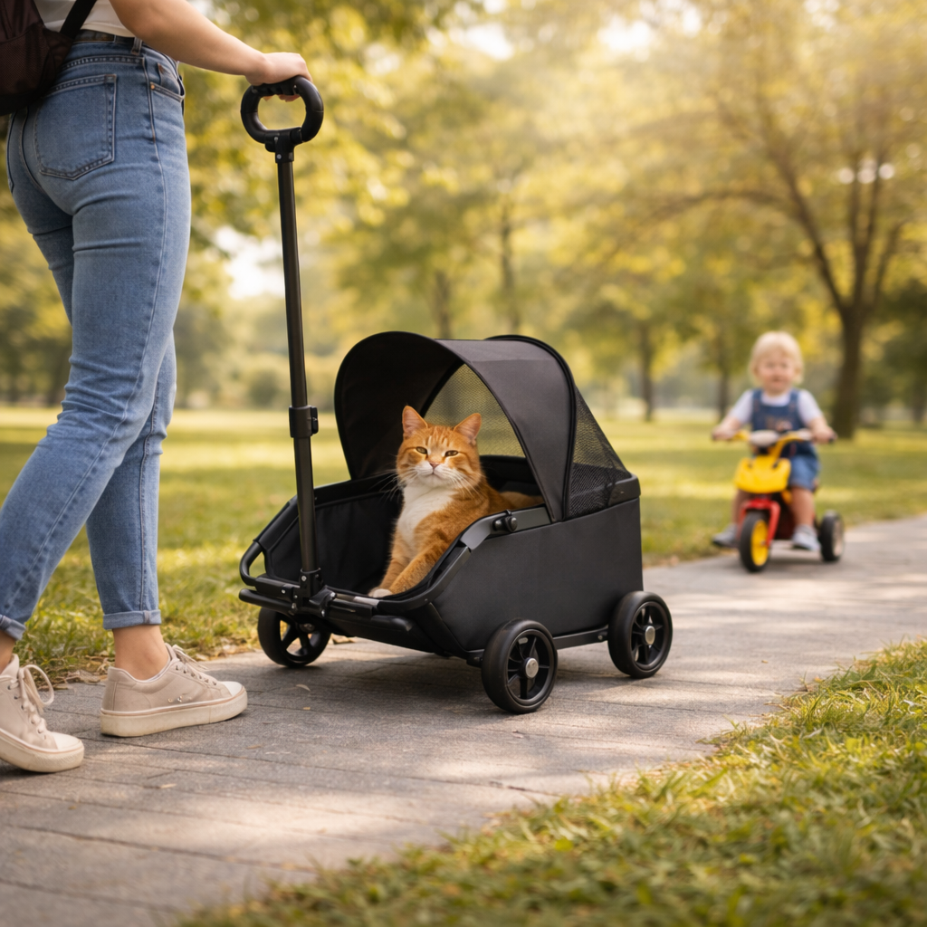 The Chariot - cat/small dog pram