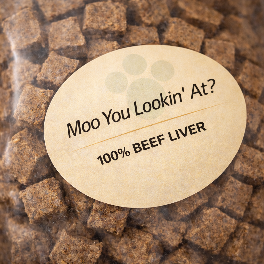 Moo You Lookin’ At? - 100% Beef Liver 60g Freeze-Dried