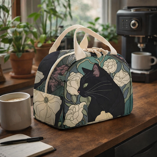 The Botanical Cat Lunch Bag