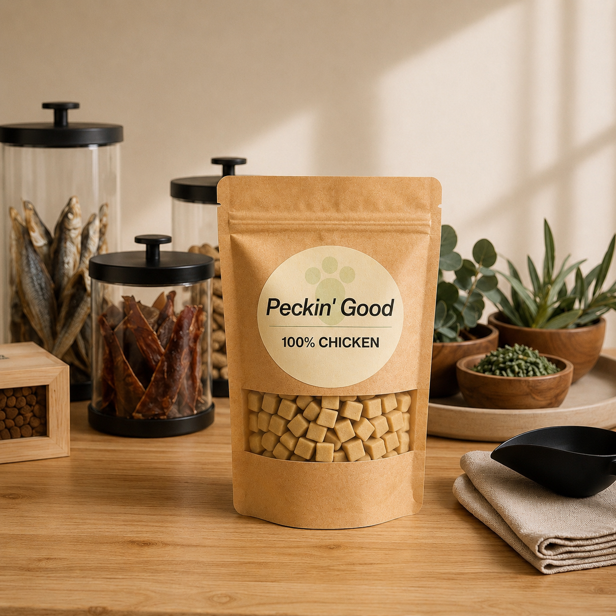 Peckin’ Good - 100% Chicken
60g Freeze-dried