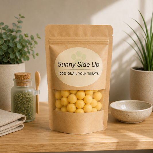 Sunny side Up - 100% Quail egg yolks 150g Freeze-dried