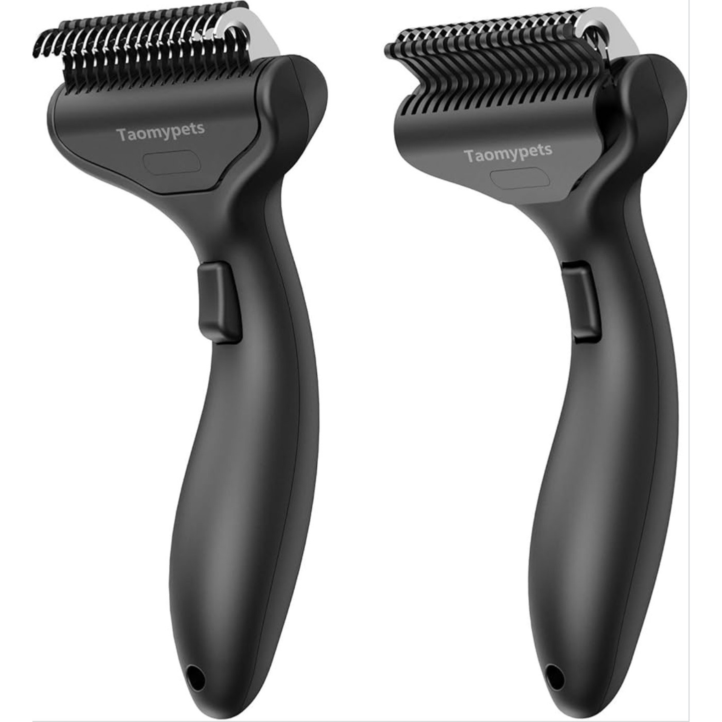 Self-cleaning pet grooming comb