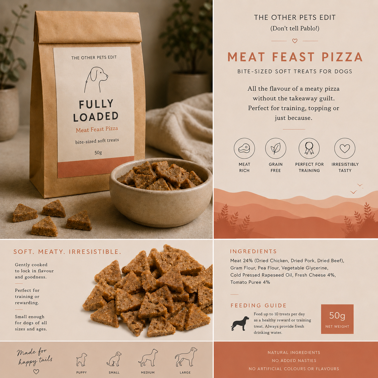 Fully Loaded - Dog treats 50g