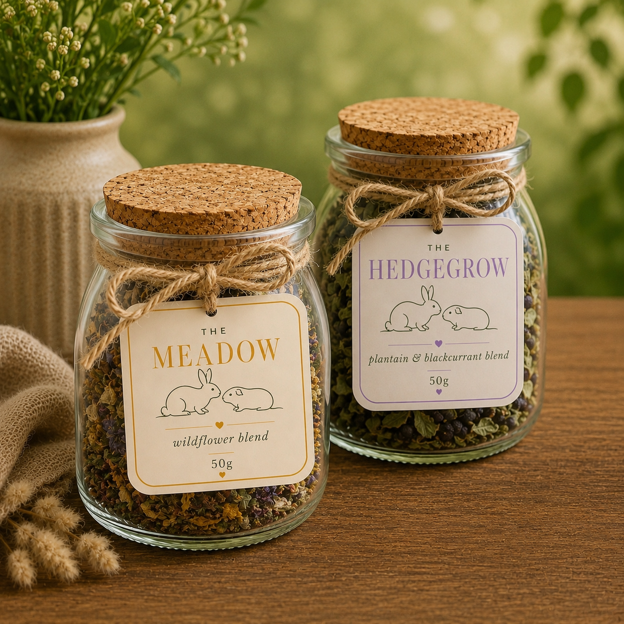 The Forage - Flowers & Leaves for Rabbits and Guinea Pigs 50g
