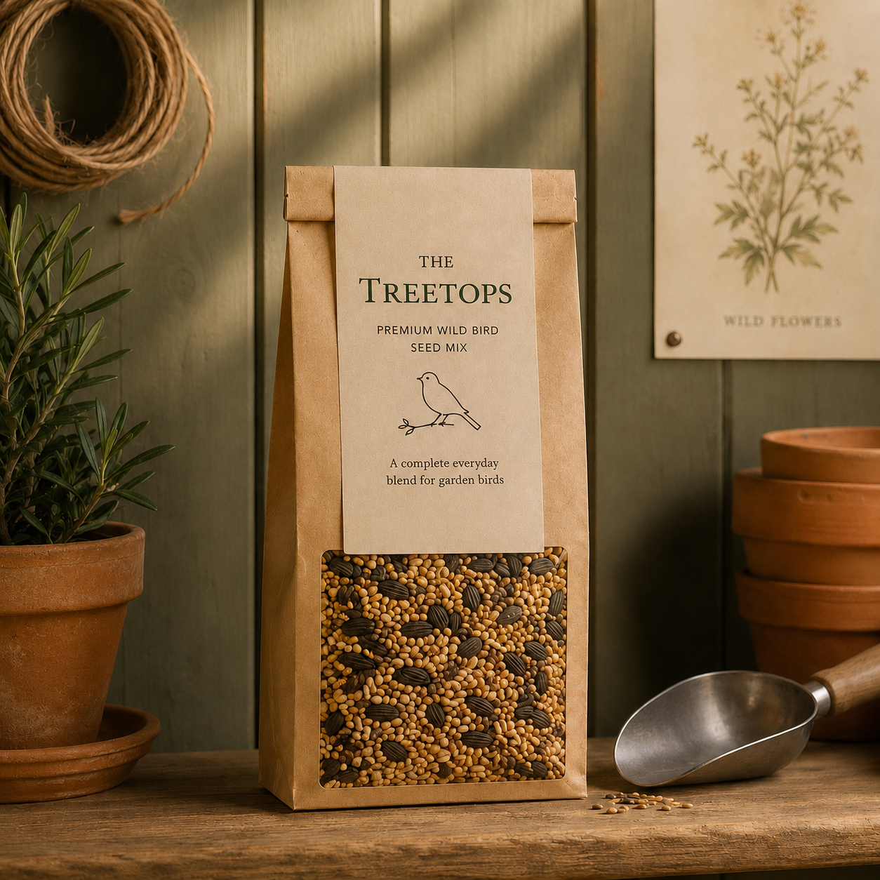 The Bird Table - Wild Bird Seeds, Suet & Mealworms
