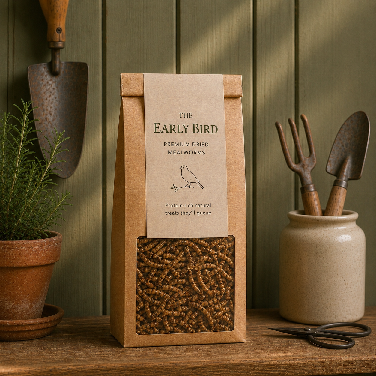 The Bird Table - Wild Bird Seeds, Suet & Mealworms